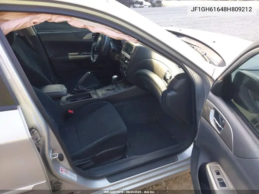 2008 Subaru Impreza 2.5I VIN: JF1GH61648H809212 Lot: 42571014