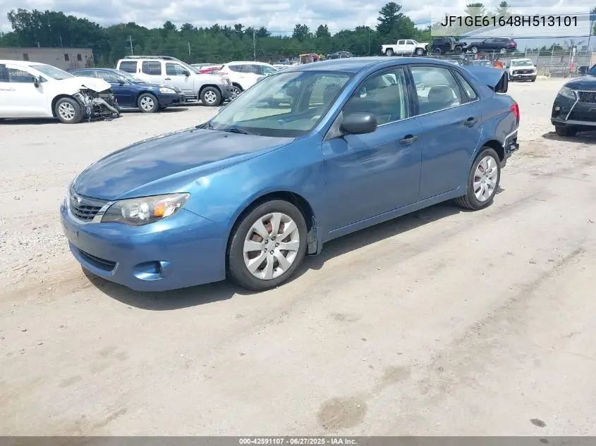 2008 Subaru Impreza 2.5I VIN: JF1GE61648H513101 Lot: 42591107