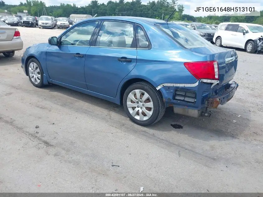 2008 Subaru Impreza 2.5I VIN: JF1GE61648H513101 Lot: 42591107