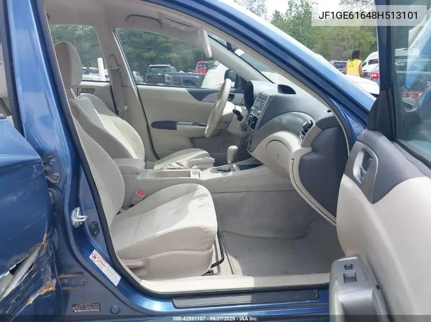 2008 Subaru Impreza 2.5I VIN: JF1GE61648H513101 Lot: 42591107