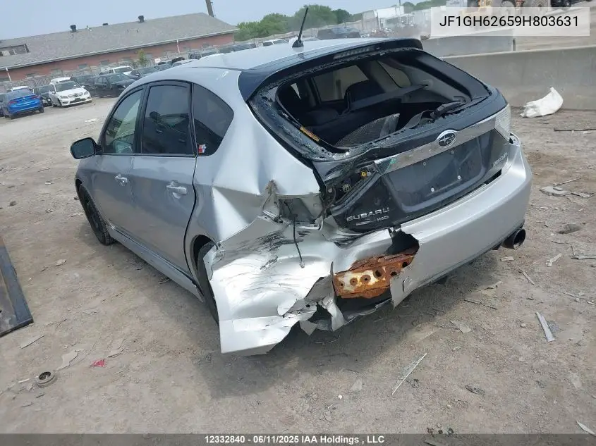 2009 Subaru Impreza 2.5 I Sport Package VIN: JF1GH62659H803631 Lot: 12332840