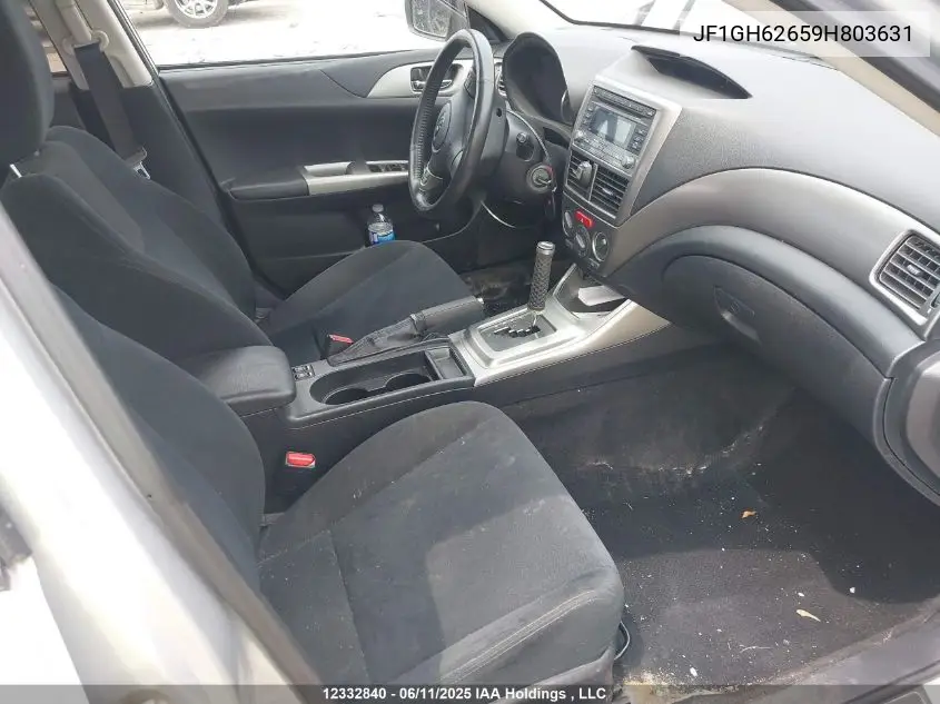2009 Subaru Impreza 2.5 I Sport Package VIN: JF1GH62659H803631 Lot: 12332840
