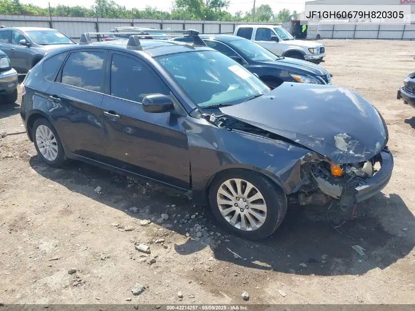 2009 Subaru Impreza 2.5I VIN: JF1GH60679H820305 Lot: 42214257