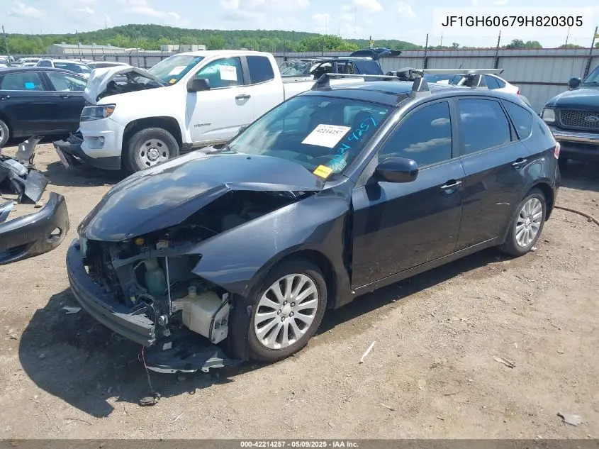 2009 Subaru Impreza 2.5I VIN: JF1GH60679H820305 Lot: 42214257