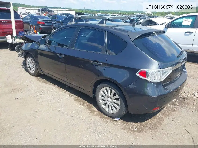 2009 Subaru Impreza 2.5I VIN: JF1GH60679H820305 Lot: 42214257