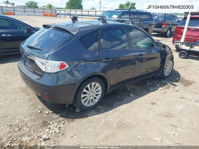 2009 Subaru Impreza 2.5I VIN: JF1GH60679H820305 Lot: 42214257