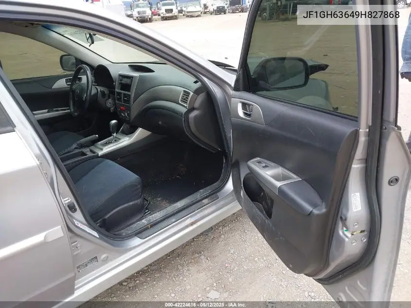 2009 Subaru Impreza Outback Sport VIN: JF1GH63649H827868 Lot: 42224616