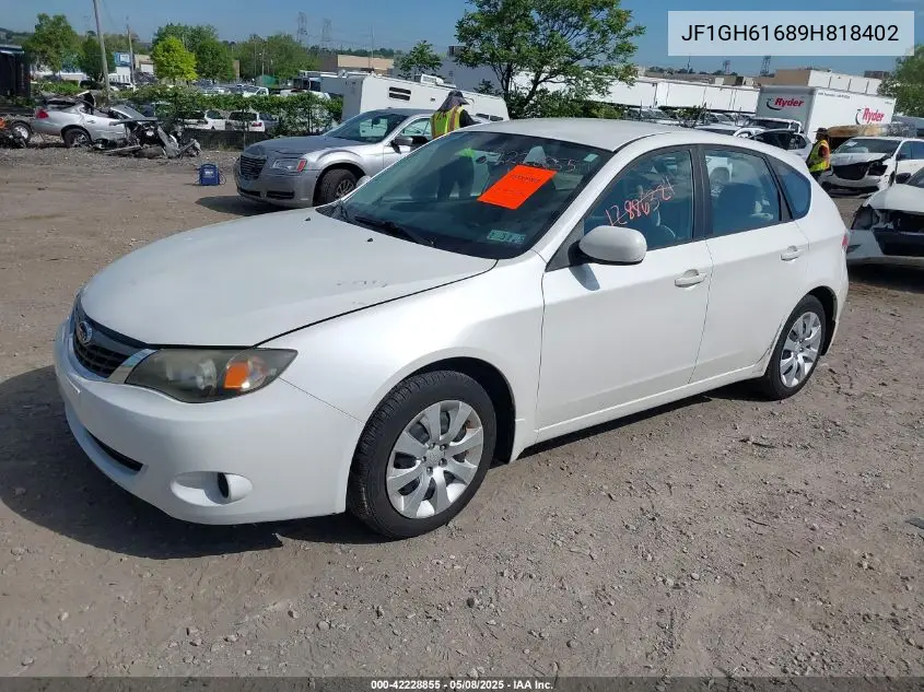 2009 Subaru Impreza 2.5I VIN: JF1GH61689H818402 Lot: 42228855