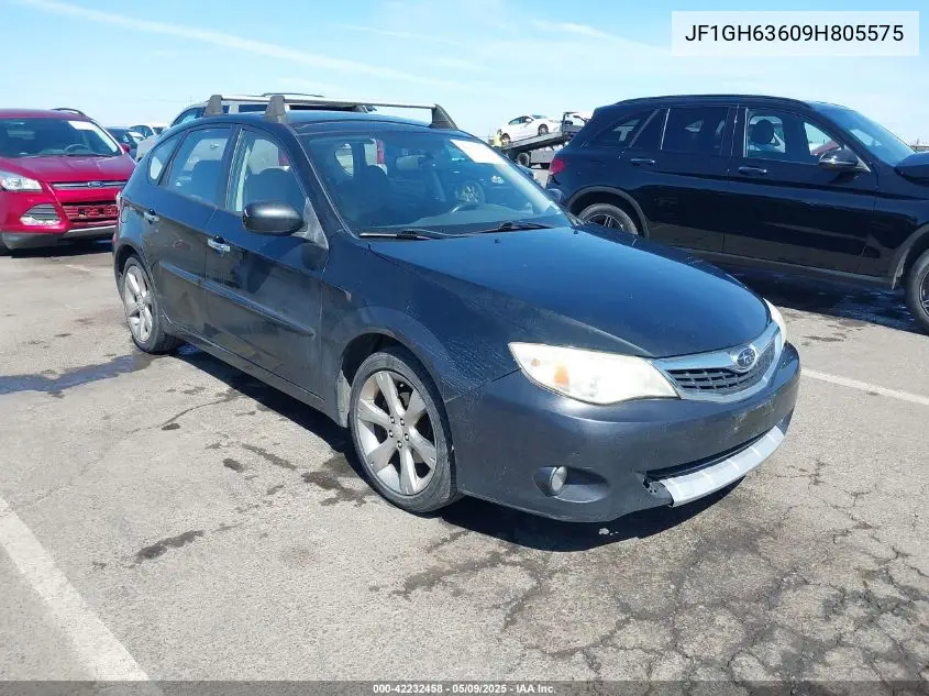 2009 Subaru Impreza Outback Sport VIN: JF1GH63609H805575 Lot: 42232458