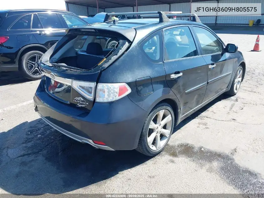 2009 Subaru Impreza Outback Sport VIN: JF1GH63609H805575 Lot: 42232458