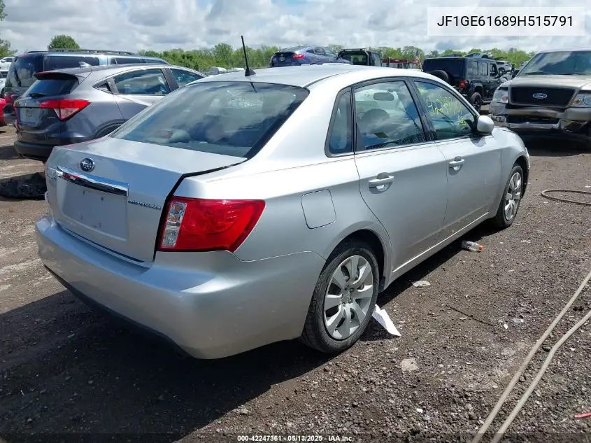 2009 Subaru Impreza 2.5I VIN: JF1GE61689H515791 Lot: 42247361