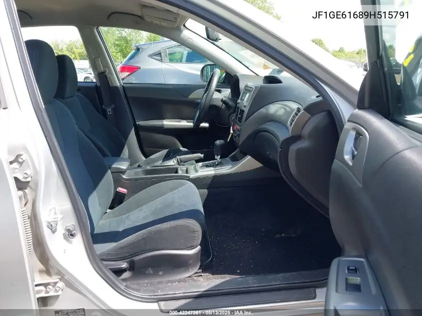 2009 Subaru Impreza 2.5I VIN: JF1GE61689H515791 Lot: 42247361