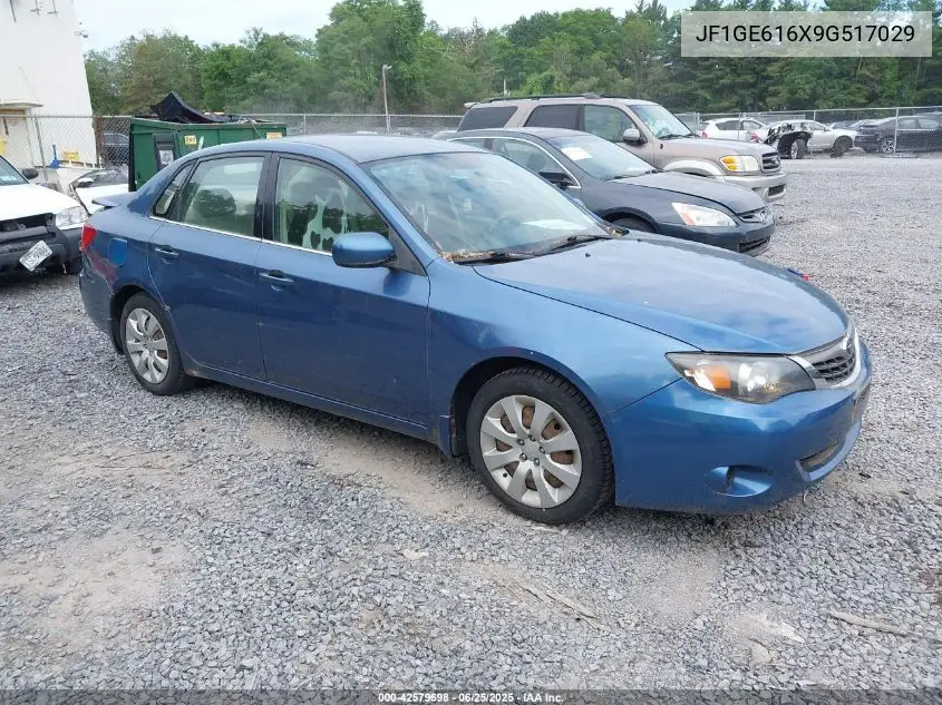 2009 Subaru Impreza 2.5I VIN: JF1GE616X9G517029 Lot: 42579698