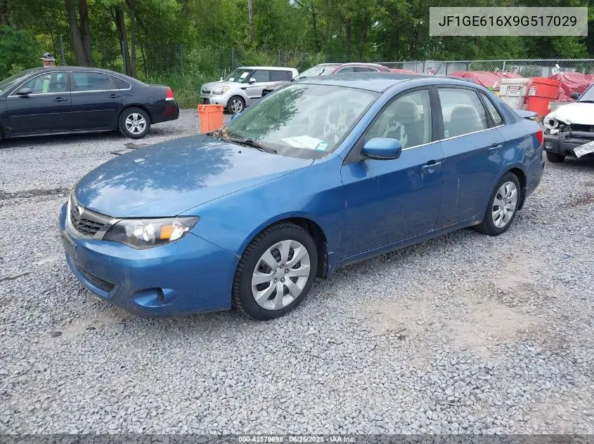 2009 Subaru Impreza 2.5I VIN: JF1GE616X9G517029 Lot: 42579698