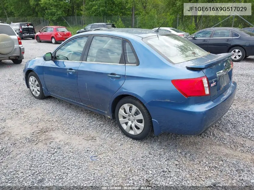 2009 Subaru Impreza 2.5I VIN: JF1GE616X9G517029 Lot: 42579698