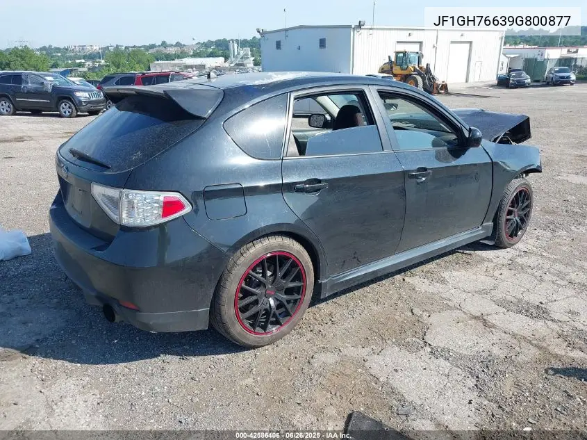 2009 Subaru Impreza Wrx VIN: JF1GH76639G800877 Lot: 42586406