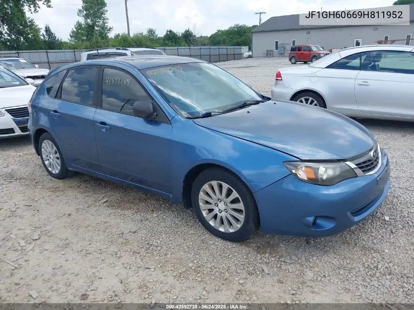 2009 Subaru Impreza 2.5I VIN: JF1GH60669H811952 Lot: 42592739