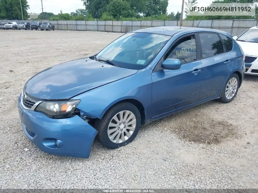 2009 Subaru Impreza 2.5I VIN: JF1GH60669H811952 Lot: 42592739