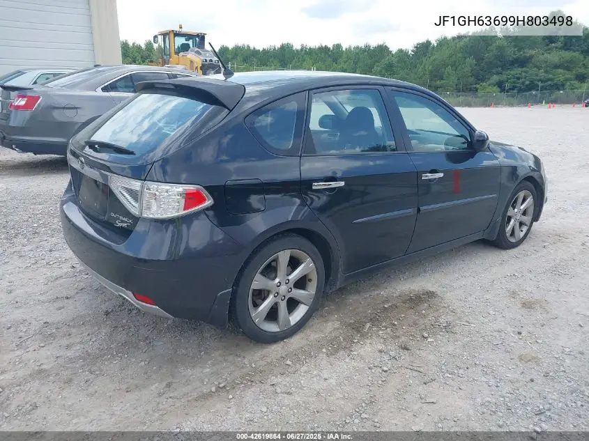 2009 Subaru Impreza Outback Sport VIN: JF1GH63699H803498 Lot: 42619864