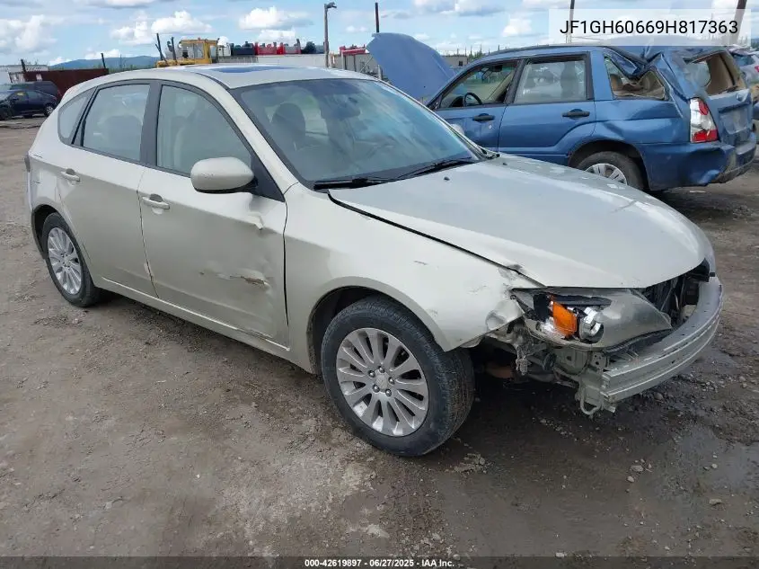 2009 Subaru Impreza 2.5I VIN: JF1GH60669H817363 Lot: 42619897