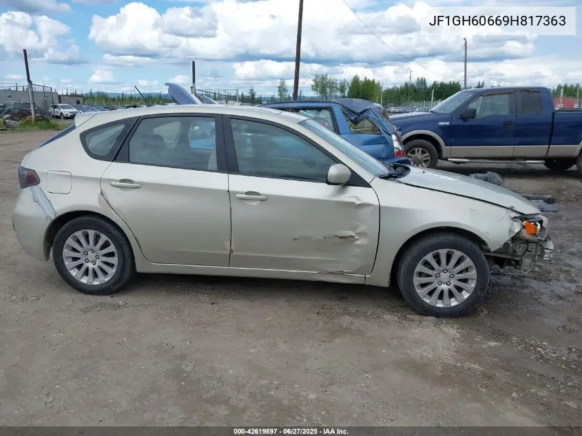 2009 Subaru Impreza 2.5I VIN: JF1GH60669H817363 Lot: 42619897