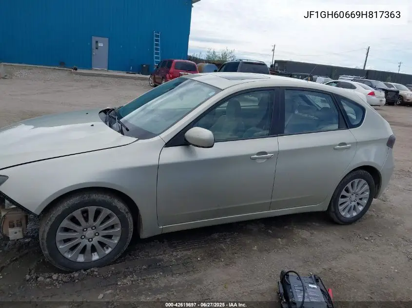 2009 Subaru Impreza 2.5I VIN: JF1GH60669H817363 Lot: 42619897