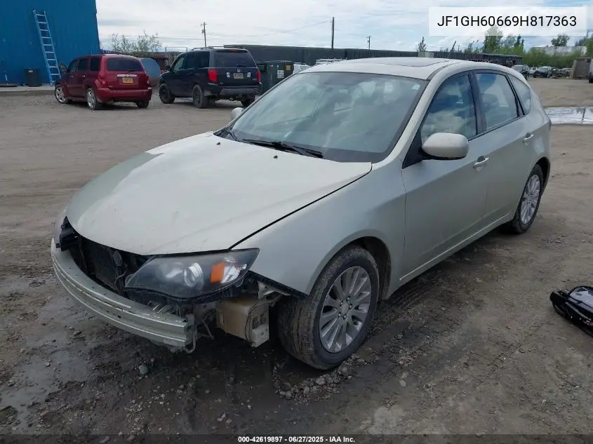 2009 Subaru Impreza 2.5I VIN: JF1GH60669H817363 Lot: 42619897