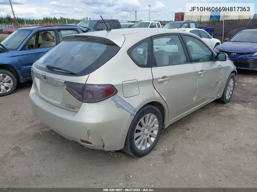 2009 Subaru Impreza 2.5I VIN: JF1GH60669H817363 Lot: 42619897