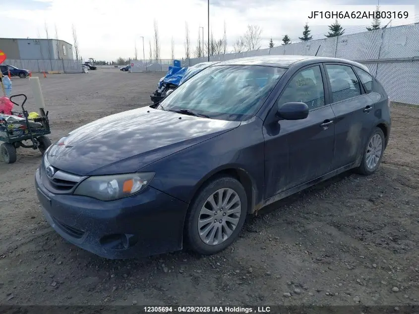 2010 Subaru Impreza 2.5 I/2.5 I Sport Package VIN: JF1GH6A62AH803169 Lot: 12305694