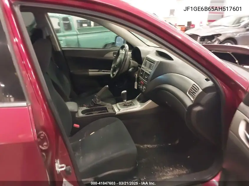 2010 Subaru Impreza 2.5I Premium VIN: JF1GE6B65AH517601 Lot: 41847603