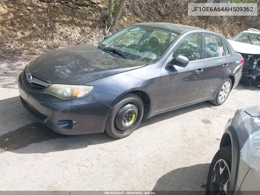 2010 Subaru Impreza 2.5I VIN: JF1GE6A64AH509362 Lot: 42222347