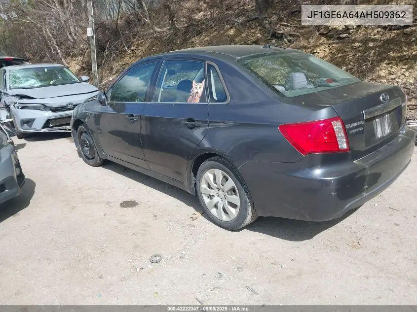 2010 Subaru Impreza 2.5I VIN: JF1GE6A64AH509362 Lot: 42222347