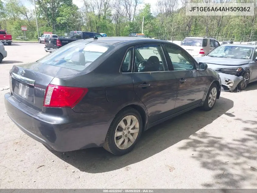 2010 Subaru Impreza 2.5I VIN: JF1GE6A64AH509362 Lot: 42222347