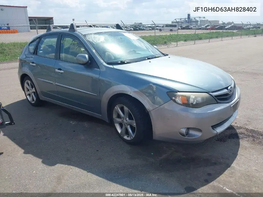 2010 Subaru Impreza Outback Sport VIN: JF1GH6D63AH828402 Lot: 42247801