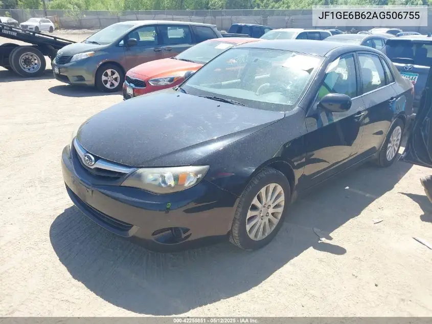 2010 Subaru Impreza 2.5I Premium VIN: JF1GE6B62AG506755 Lot: 42255851