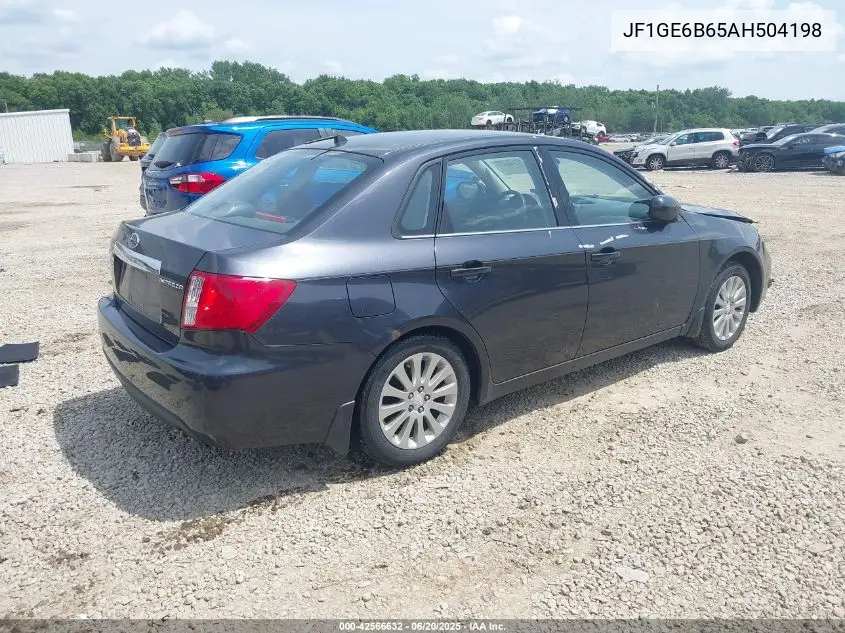 2010 Subaru Impreza 2.5I Premium VIN: JF1GE6B65AH504198 Lot: 42566632