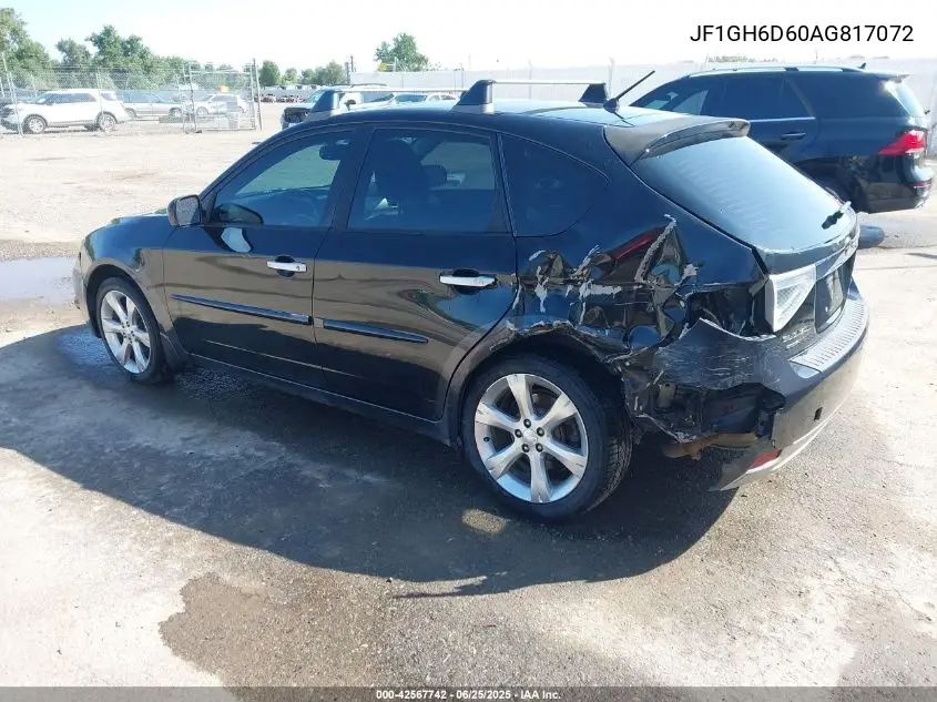 2010 Subaru Impreza Outback Sport VIN: JF1GH6D60AG817072 Lot: 42567742