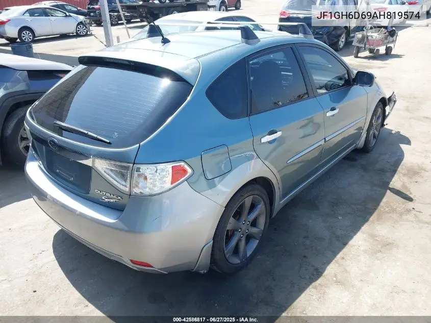 2010 Subaru Impreza Outback Sport Outback Sport VIN: JF1GH6D69AH819574 Lot: 42586817