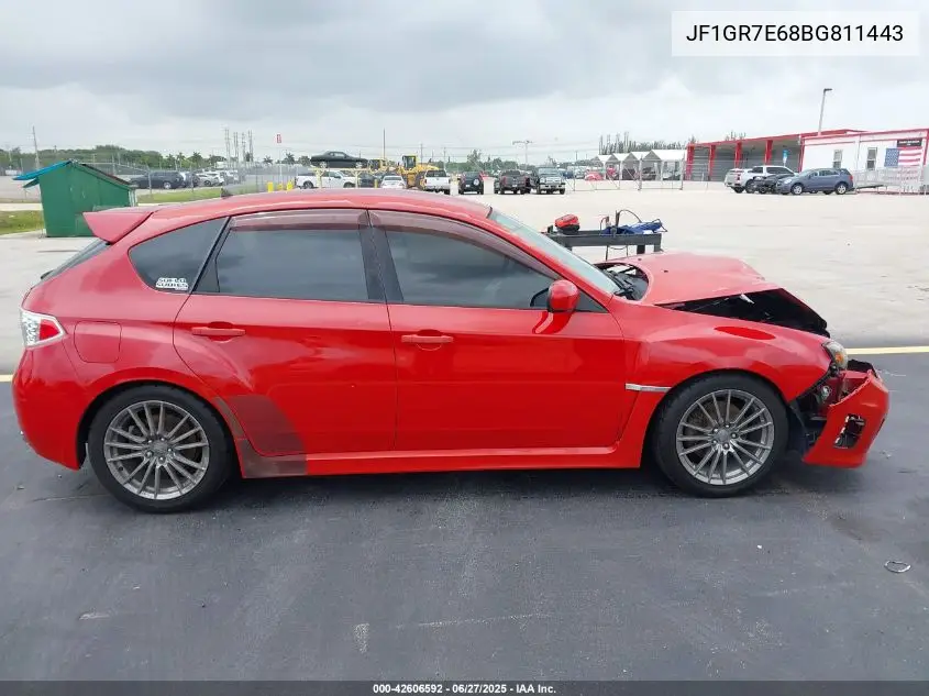 2011 Subaru Impreza Wrx VIN: JF1GR7E68BG811443 Lot: 42606592