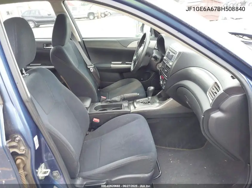 2011 Subaru Impreza 2.5I VIN: JF1GE6A67BH508840 Lot: 42620668