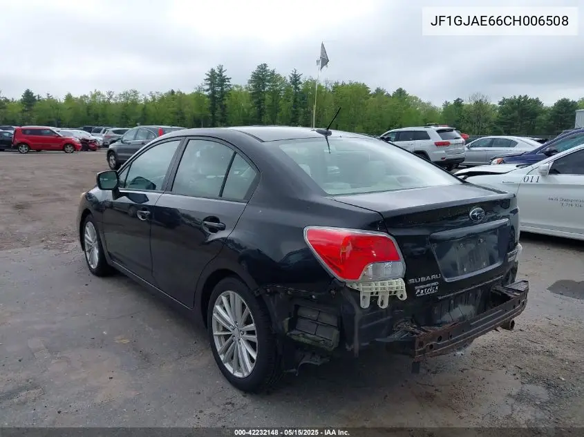 2012 Subaru Impreza 2.0I Premium VIN: JF1GJAE66CH006508 Lot: 42232148