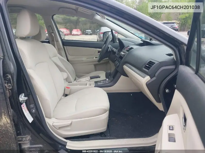 2012 Subaru Impreza 2.0I Premium VIN: JF1GPAC64CH201038 Lot: 42251922