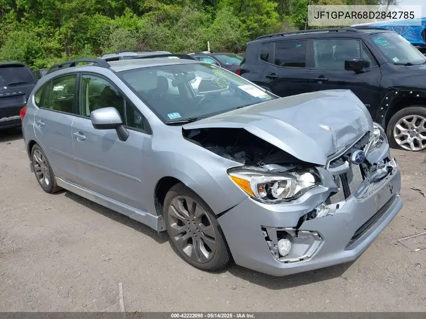 2013 Subaru Impreza 2.0I Sport Limited VIN: JF1GPAR68D2842785 Lot: 42222098