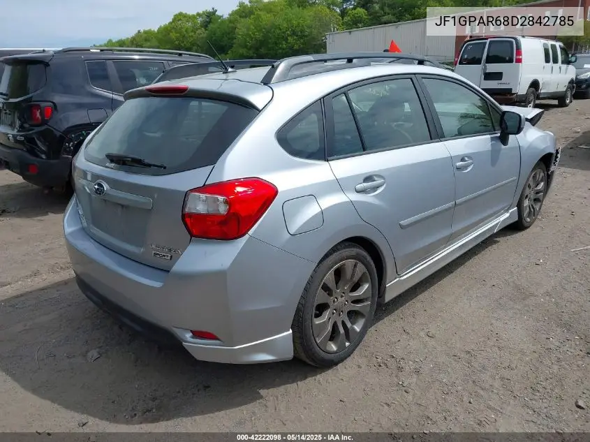 2013 Subaru Impreza 2.0I Sport Limited VIN: JF1GPAR68D2842785 Lot: 42222098