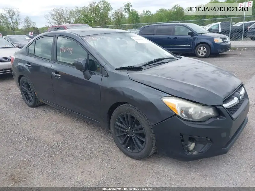 2013 Subaru Impreza 2.0I Limited VIN: JF1GJAK67DH021203 Lot: 42263791