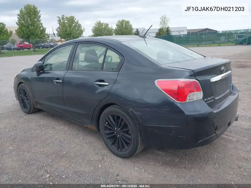 2013 Subaru Impreza 2.0I Limited VIN: JF1GJAK67DH021203 Lot: 42263791