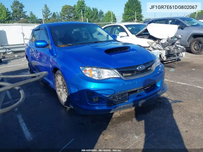 2013 Subaru Impreza Wrx Limited VIN: JF1GR7E61DG802067 Lot: 42535293