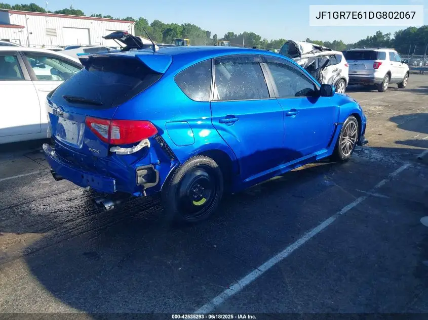 2013 Subaru Impreza Wrx Limited VIN: JF1GR7E61DG802067 Lot: 42535293