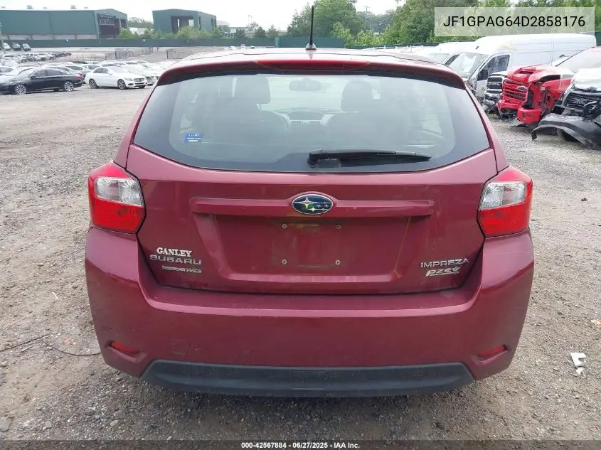 2013 Subaru Impreza 2.0I Limited VIN: JF1GPAG64D2858176 Lot: 42567884