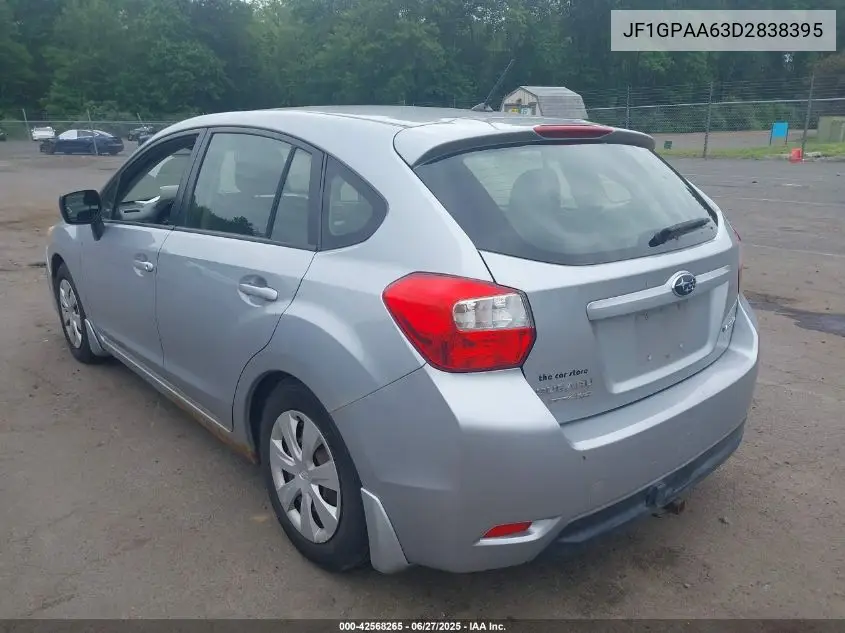 2013 Subaru Impreza 2.0I VIN: JF1GPAA63D2838395 Lot: 42568265